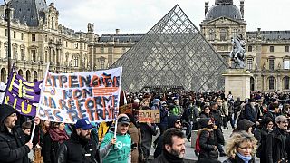 Emmanuel Macron's pension reform plan introduced to parliament amid protests