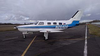 A plane of the Piper model, similar to the aircraft that crashed near Dominica.