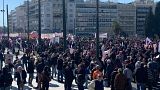 A késői nyugdíjbavonulás ellen tiltakoznak a görögök
