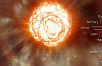 احتمال انفجار یک ستارۀ در حال مرگ که هزار بار بزرگتر از خورشید است