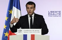 الرئيس الفرنسي إيمانويل ماكرون