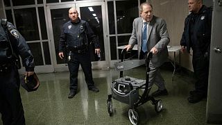 Harvey Weinstein quittant le tribunal pénal de Manhattan, le 18 février 2020.