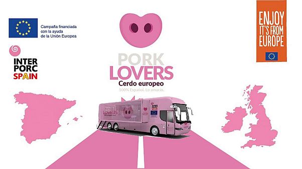 Cartel de la campaña de promoción del cerdo Pork Lovers Cartel de la campaña de promoción del cerdo Pork Lovers