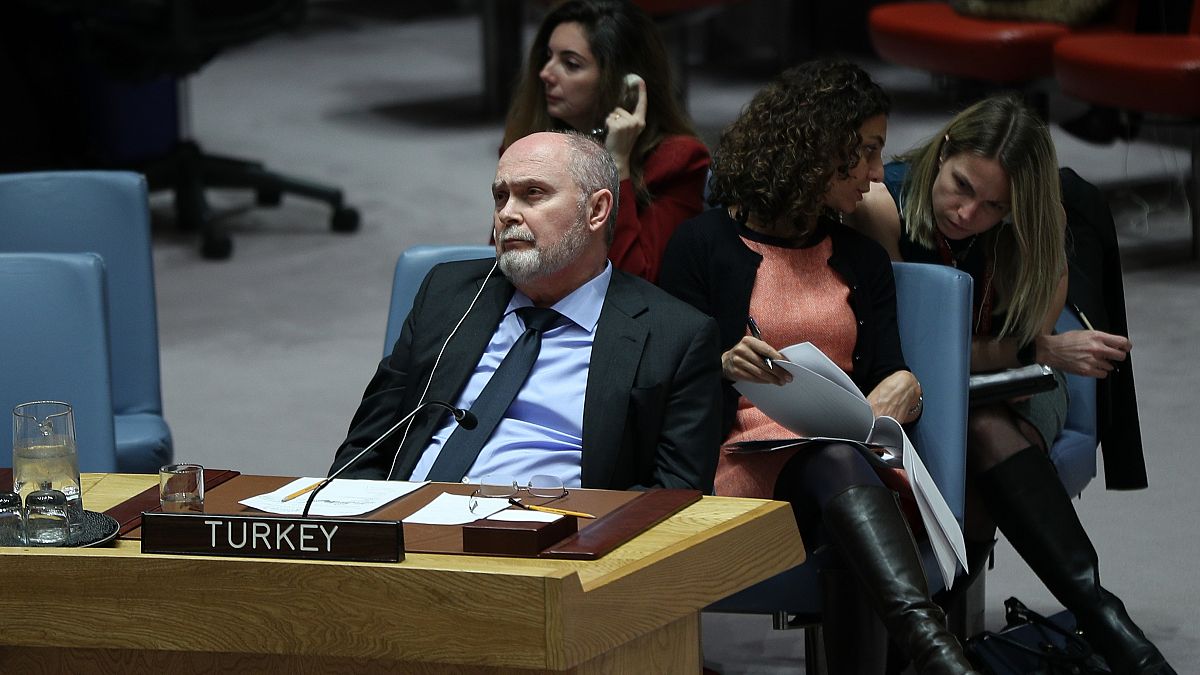 Türkiye'nin Birleşmiş Milletler (BM) Daimi Temsilcisi Feridun Sinirlioğlu
