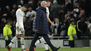 Jose Mourinho, à l'issue du match entre Tottenham et Leipzig, 19 février 2020, Londres