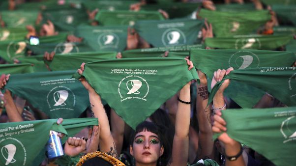 Renovada marea verde en Argentina a favor del aborto legal Renovada marea verde en Argentina a favor del aborto legal