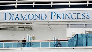 Passengers were quarantined on the Diamond Princess cruise ship after an outbreak of Coronavirus