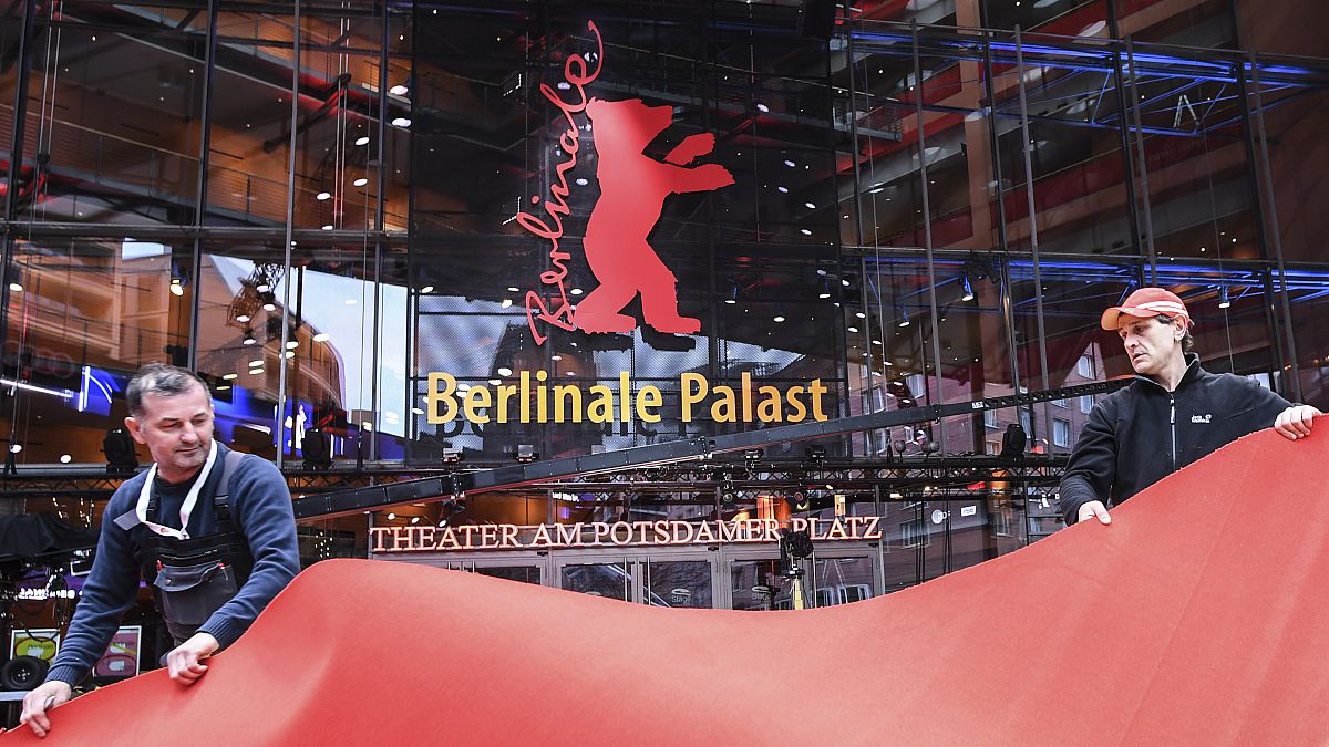 Préparatifs pour la Berlinale démarre à Berlin, Allemagne, le 18 février 2020