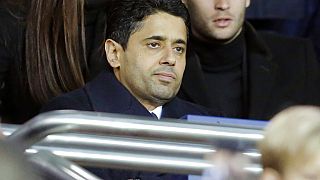 Paris Saint-Germain's president, Nasser Al-Khelaifi 