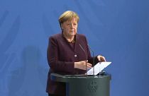 المستشارة الألمانية أنجيلا ميركل- برلين 20 فبراير 2020