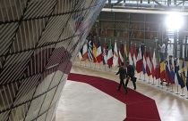  قمة الاتحاد الأوروبي في مبنى المجلس الأوروبي في بروكسل 20/02/2020