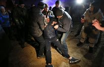 Covid-19 : tensions en Ukraine, manifestation contre des rapatriés
