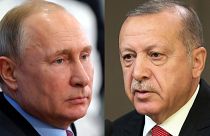 Rusya Devlet Başkanı Vladimir Putin ve Türkiye Cumhurbaşkanı Recep Tayyip Erdoğan