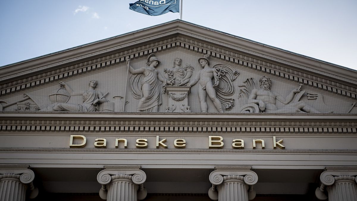A view of the Danske Bank in Copenhagen.