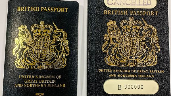 Rollout Of Uk S New Blue Passports To Begin In March Euronews