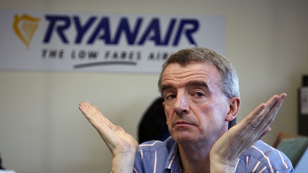 Ryanair CEO Michael O'Leary talks to the Globe and Mail at his headquarters at Dublin Airport, Ireland, Thursday, Nov. 20, 2008.