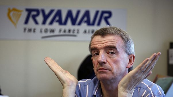 Ryanair CEO Michael O'Leary talks to the Globe and Mail at his headquarters at Dublin Airport, Ireland, Thursday, Nov. 20, 2008. Ryanair CEO Michael O'Leary talks to the Globe and Mail at his headquarters at Dublin Airport, Ireland, Thursday, Nov. 20, 2008.
