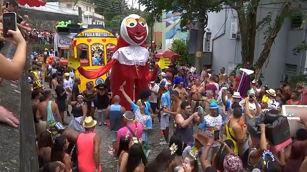 Carnival kicks off in Rio with traditional Carmelitas street party Carnival kicks off in Rio with traditional Carmelitas street party