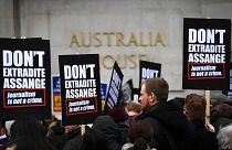 Protestmarsch für WikiLeaks-Gründer Assange