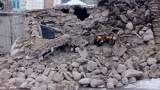 Разрушения в турецкой провинции Ван