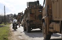İdlib'de Türk askeri konvoyu