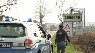 Covid-19 : à Codogno en Italie , le confinement a commencé