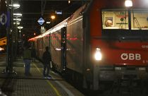 Éjszakai vonat Közép-Európában