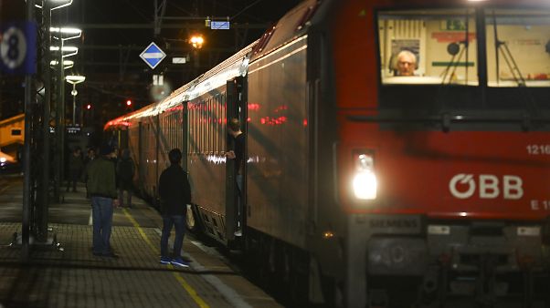 Éjszakai vonat Közép-Európában Éjszakai vonat Közép-Európában