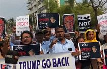 Ινδία: Μαζικές διαδηλώσεις εν μέσω της επίσκεψης Τραμπ