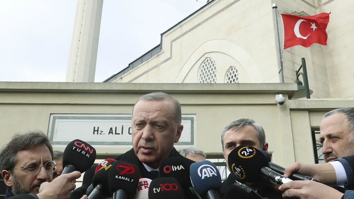 الرئيس التركي إردوغان يعلن مقتل جنديين تركيين في ليبيا 