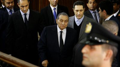 Mubarak vor Gericht in Kairo, 2018