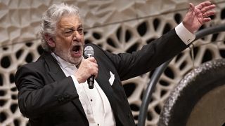 Plácido Domingo during a concert in Hamburg on Wednesday, November 27, 2019.