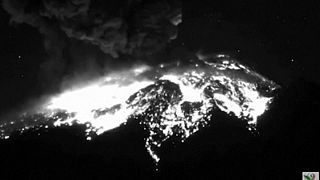 El volcán mexicano Popocatépetl entra en erupción