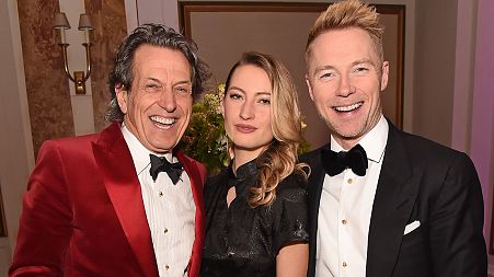 Stephen Webster, Amy Webster and Ronan Keating attend the Positive Luxury Awards 2020