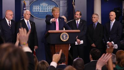 ABD Başkanı Trump basın toplantısında gazetecilerin sorularını yanıtladı