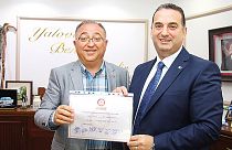 Yalova Belediye Başkanı Vefa Salman ve YArdımcısı Halit Güleç