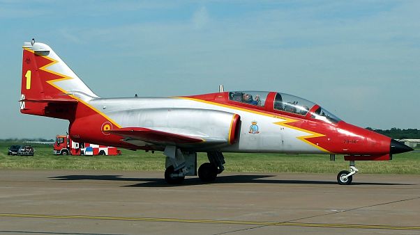 Se estrella un avión del Ejército del Aire en Murcia Se estrella un avión del Ejército del Aire en Murcia