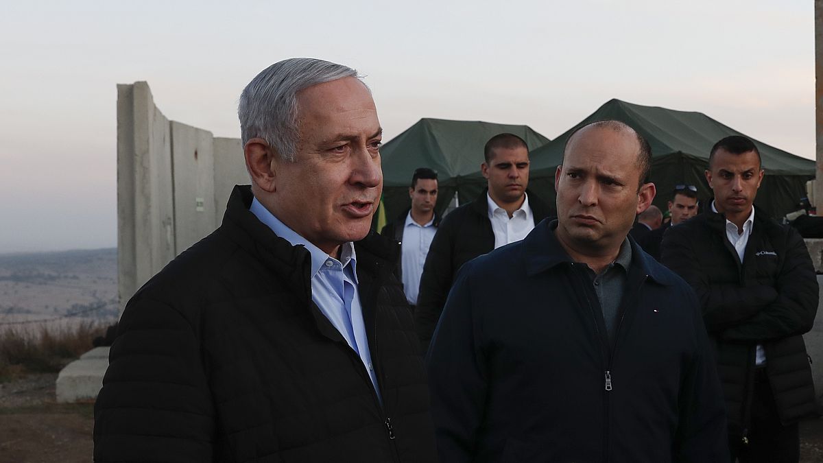 رئيس الوزراء الإسرائيلي بنيامين نتنياهو مع ووزير الدفاع نفتالي بينيت 24/11/2019