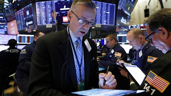 A New York-i értéktőzsde, 2020 február 28-án A New York-i értéktőzsde, 2020 február 28-án