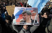 Марш памяти Бориса Немцова в Москве. 