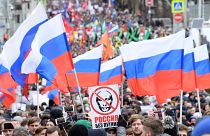 شاهد: احتجاجات للمعارضة الروسية ضد بوتين واحياء لذكرى اغتيال معارض بارز