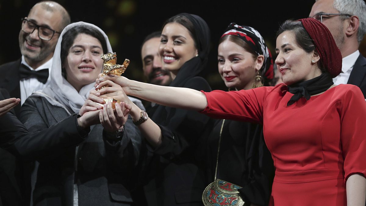 Iranian film about living under autocratic regime wins top prize at Berlin Film Festival