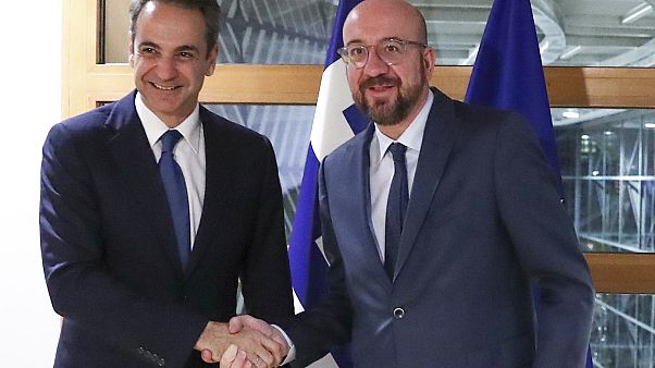 AB Konseyi Başkanı Michel ile Yunanistan Başbakanı Mitsotakis Yunanistan-Türkiye sınırını ziyaret edecek AB Konseyi Başkanı Michel ile Yunanistan Başbakanı Mitsotakis Yunanistan-Türkiye sınırını ziyaret edecek