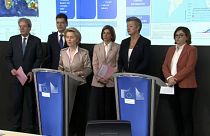 Ursula von der Leyen bei der Vorstellung der EU-Maßnahmen auf das Coronavirus