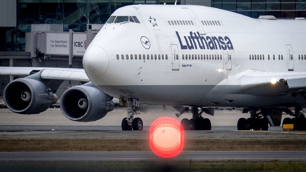 Flights at Frankfurt, home base of Lufthansa, were grounded after a drone was seen 