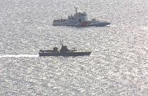 Σάμος: Αποτροπή μεταναστών από το λιμενικό παρουσία τουρκικών πλοίων(vid)