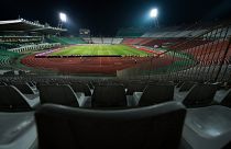 View of the empty Puskas Ferenc Stadium in Budapest, Hungary,  March 22, 2013