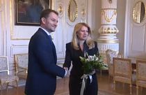 A szlovák államfő fogadta a választások győztesét