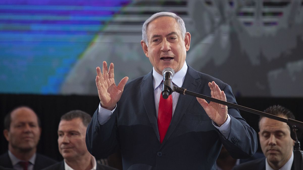 Benjamin Netanjahu bei einer Wahlveranstaltung