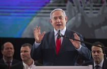 Benjamin Netanjahu bei einer Wahlveranstaltung